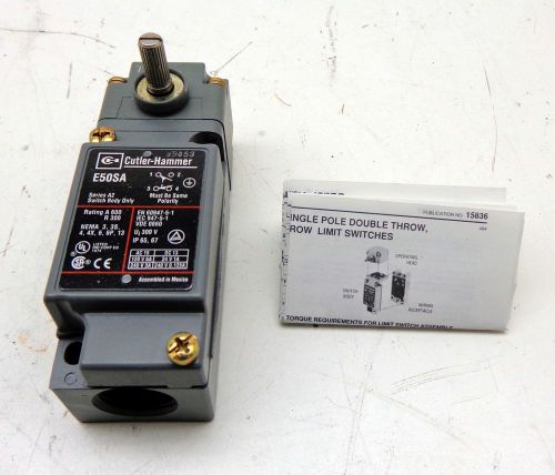 Cutler-Hammer E5OR1 Limit Switch Component, Side Rotary
