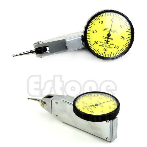 Level dial test indicator gauge scale precision metric dovetail rails 0-0.8mm for sale