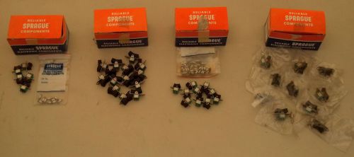 (lot of 39) vintage assorted dpdt sprague miniature rocker switches , nos for sale