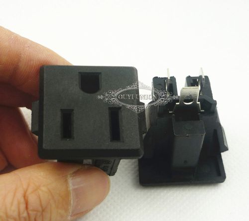 Free shipping ss-6b ac outlet tripod socket 3p 15a 250v clamp type 3-prong x 5 for sale