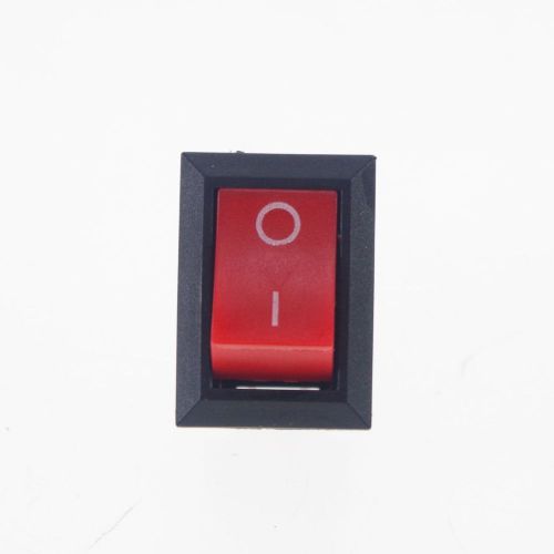 10 x Red  6A/10A 2 Pin SPST ON/OFF No Light 2 Position  Boat Rocker Switch