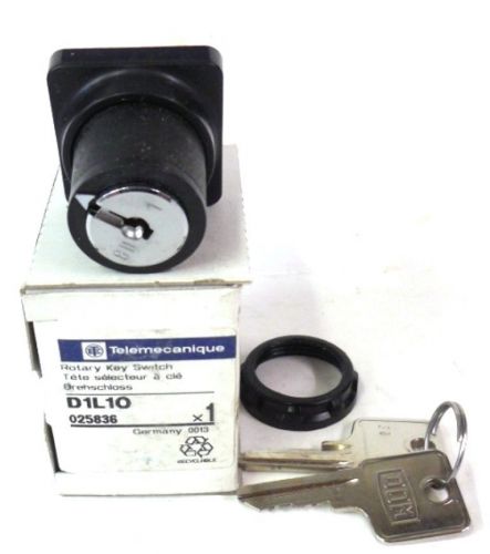 Telemecanique,  rotary key switch,  d1l10 new in box for sale