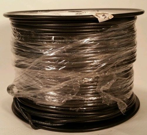 Wire 12 thhn copper electrical 500 feet roll black stranded new for sale