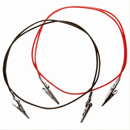 Klein tools 69128 32 test lead set red &amp; black +alligator clips for sale