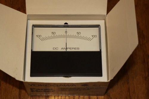 Yokogawa panel meter new in box -100 to +100 amps dc, lot #9 for sale