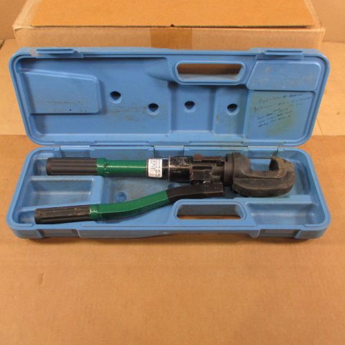 Hydraulic compression tool huskie r5584 6 ton manual crimper with carry case for sale