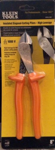 KLEIN TOOLS 8&#034; Insulated High Leverage Diagonal-Cutting Pliers