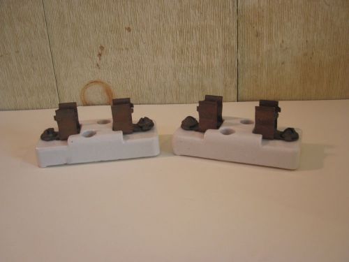 Pair of vintage ceramic fuse blocks by bryant 1929 - vgc for sale