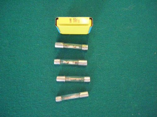 FOUR - NEW IN BOX - BUSS N-1 6/10 AMP FUSES