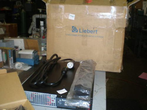 Liebert ups #gtxt2-3000rt120 input 120v 50/60 1 phase for computer room use (nib for sale
