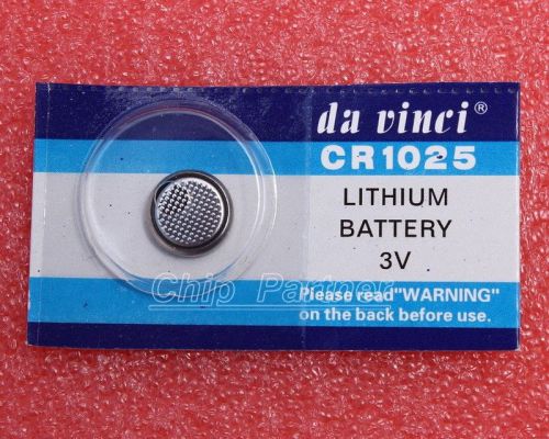 5pcs 3v cr1025 button batteries li battery for car remote control for sale