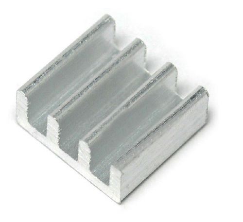 50X NEW Arrival Aluminum Heat Sink 11x11x5.5mm(With Pin) Color: Slivery AK