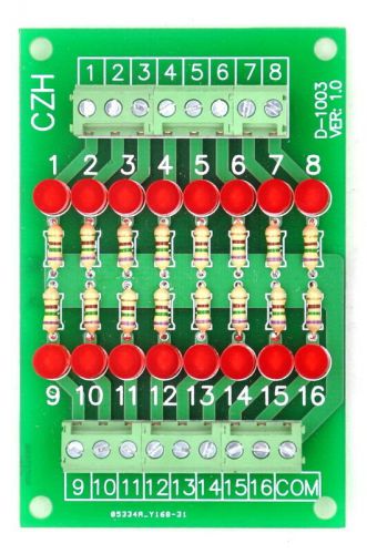 16 Channel Common Cathode LED Indicator Gate Module, 5Vdc Version.