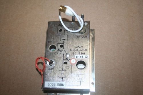 Harris Farinon SD-19361 Local oscillator 2095.8 MHZ..