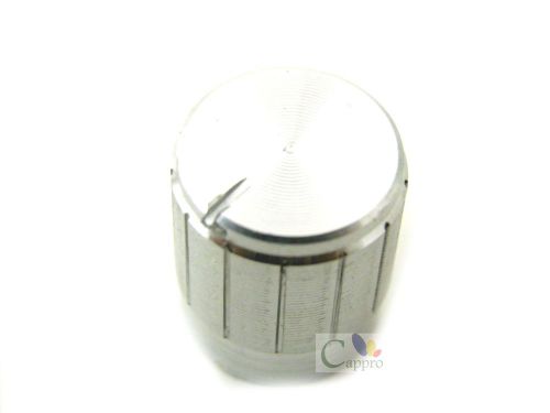 100pcs Knob Cap White 15x17mm Aluminum Alloy Potentiometer Knobs Cap