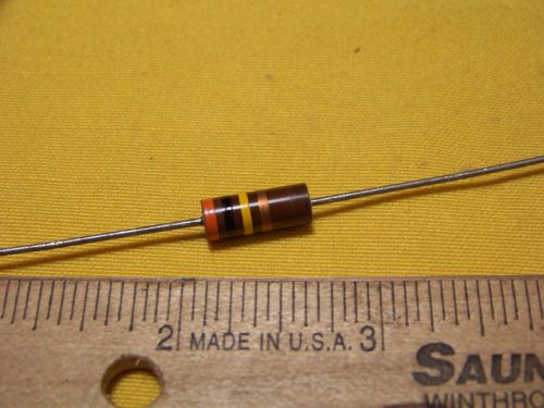 10 -  Ohmite Resistor 300K-Ohm 1 Watt 5% Carbon Composition Resistor