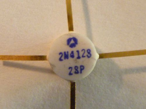 5X 2N4128 RF NPN Power Transistor 24W HF - VHF - UHF New - Gold Plated Ribbon