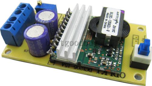 High Efficient 9-16V to 2-12V Adjustable15A buck power supply DC to DC converter