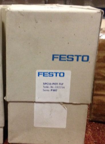 Festo end position controller spc11-pot-tlf, 192216 p07, unused new surplus for sale