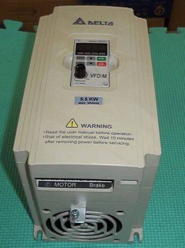 1PC Used DETLA Frequency Converter VFD055M43A 380V 5.5KW Tested