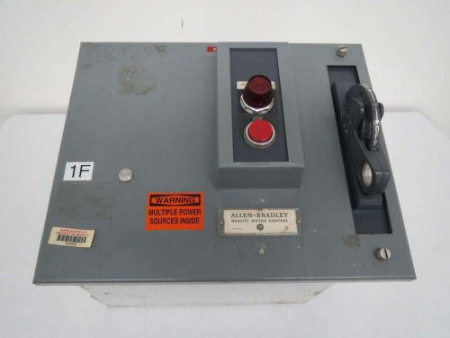 Allen bradley 509-bod 120v-ac 15a breaker size1 12in starter mcc bucket b405201 for sale