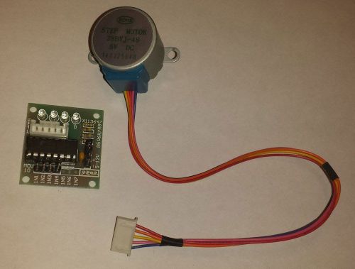 Stepper motor with driver board for arduino raspberry pi 28byj-48 dc 5v 4-phase for sale