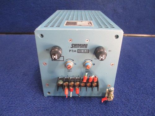 #m234 sorensen ptm 28-6.0 power supply for sale