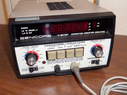 Sencore z meter lc53 capacitor inductor analyzer for sale
