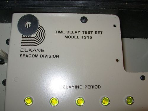 Rare vintage dukane/seacom ts15 test set for time delay underwater beacons nr for sale