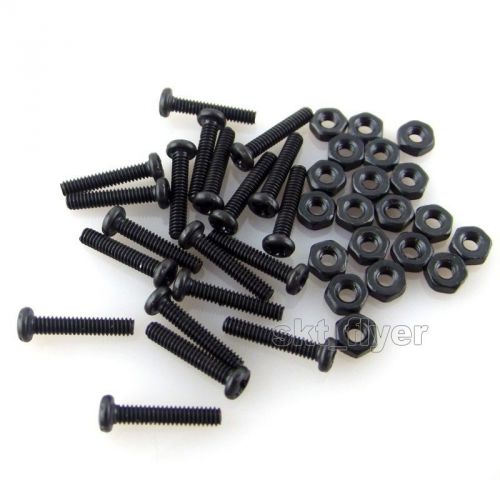 20pcs m2 small nuts and screw for motor robot gear and pulley  diy toy for sale