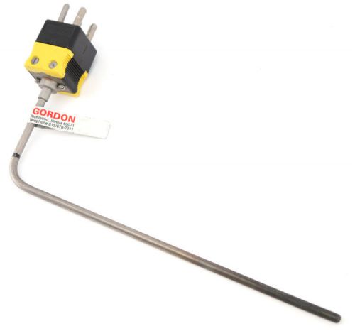 Gordon acha00q100wk000 thermocouple 10” 90° temperature measurement sensor for sale