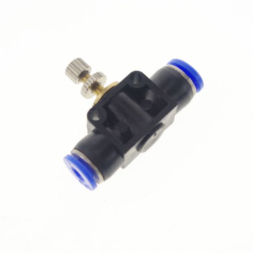 (5)pcs 10mm push in speed controller pneumatic air valves for sale
