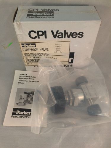 Parker/cpi 4q1-dp4k-ssp-pp-lb diaphragm valve nib! for sale