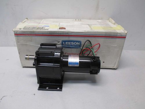 New leeson cm204d18nz20b m1115029.00 1/20hp 109rpm 16.5:1 gear motor d421117 for sale