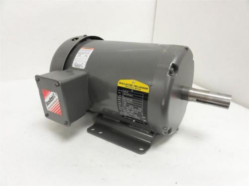 147553 old-stock, baldor m3615t ac motor 5hp 208-230/460v 1750rpm 3ph for sale