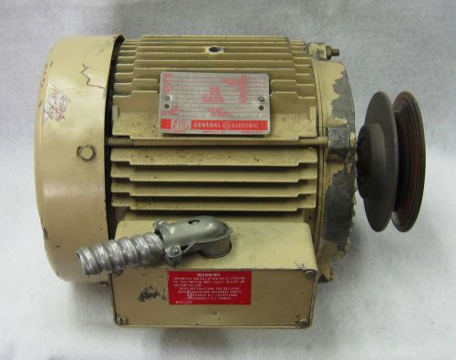 Ge general electric 3hp 230/460v 7.8/3.9amp induction ac motor 5ks182ax205b #j3 for sale