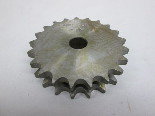 New ametric 1/2-21 21tooth steel chain double row 5/8in bore sprocket d302697 for sale