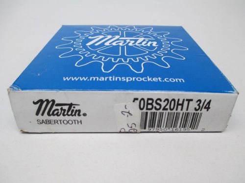 NEW MARTIN 50BS20HT 20 TOOTH KEYWAY CHAIN SINGLE ROW 3/4IN SPROCKET D314364