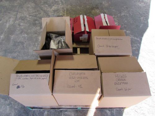 Large lot of approx. 670 pcs  assorted helwig carbon brushes new for sale