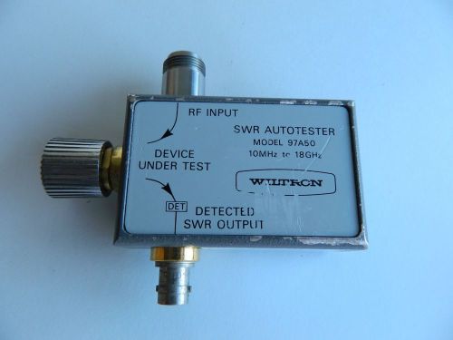 Wiltron model 97a50 swr autotester,  10mhz-18ghz calibrated 90-day warranty for sale