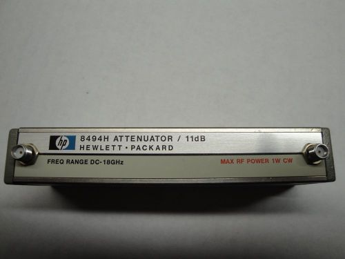 HP 8494H SMA Programmable Attenuator 0-11dB 1dB Steps DC- 18GHz   24VDC