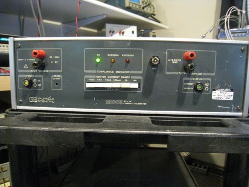 Valhalla scientific ac-dc current calibrator 2500-e for sale