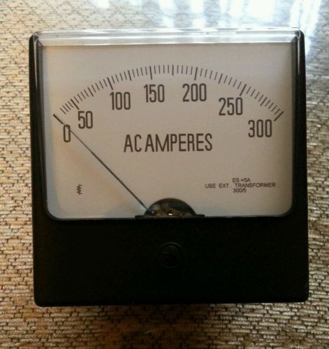Analog Panel Meter, AC Current, 0-300 AC A&#034;NEW&#034;