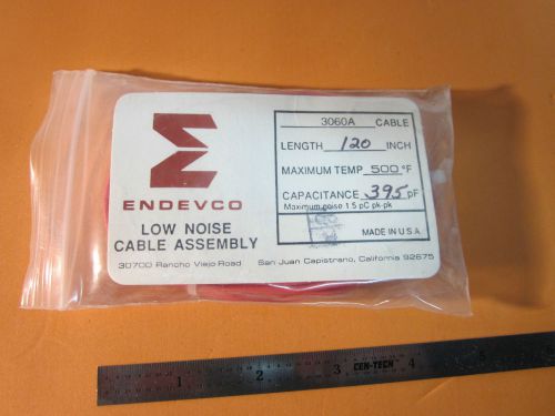 Endevco 3060a low noise 500f cable 10-32 for accelerometer vibration for sale