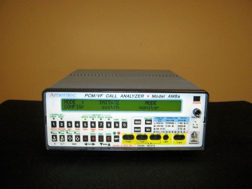 Ameritec AM8A PCM/ VF Call Analyzer w/Manual