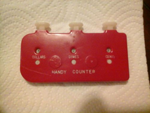 1950s red three digit handy counter