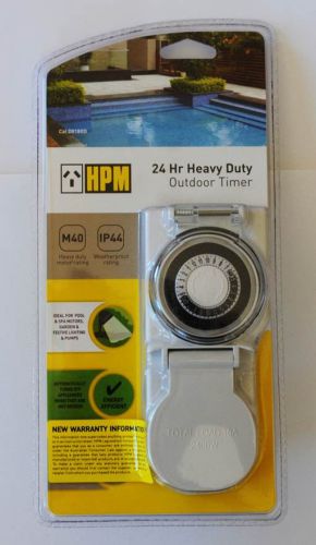 HPM OUTDOOR TIMER Heavy Duty Electrical Electric Power Point Powerpoint Plug