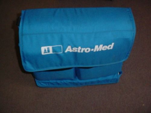 Astro-Med Dash 8 Portable Chart Recorder Data w/ Carrying Case &amp; Extras