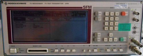Rohde &amp; Schwarz SFM TV Tester w 2007.9106.50