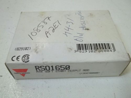 CARLO GAVAZZI PSO1650 MTR SOFT START OUTPUT MODULE *NEW IN A BOX*